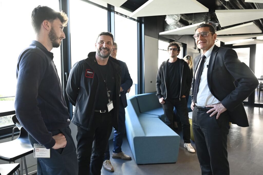 David Lisnard avec les entreprises de Cannes Bastide Rouge.