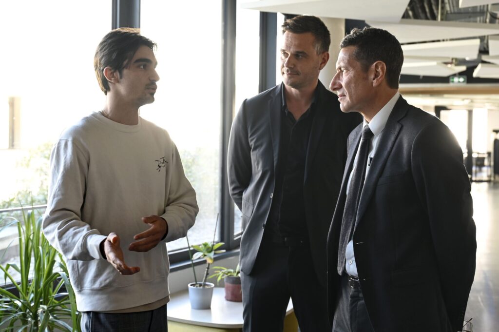 David Lisnard avec les entreprises de Cannes Bastide Rouge.