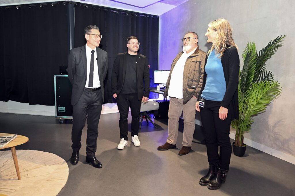 David Lisnard avec les entreprises de Cannes Bastide Rouge.